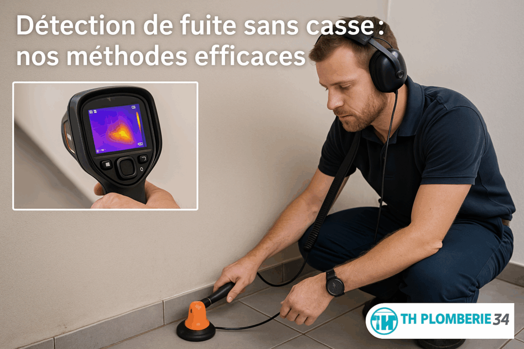 Détection de fuite sans casse