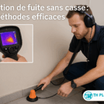Détection de fuite sans casse
