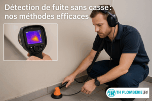 Détection de fuite sans casse
