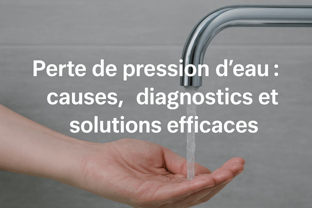 PERTE PRESSION D'EAU