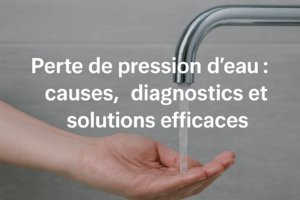 PERTE PRESSION D'EAU