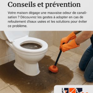 Que faire en cas de refoulement d’eaux usées