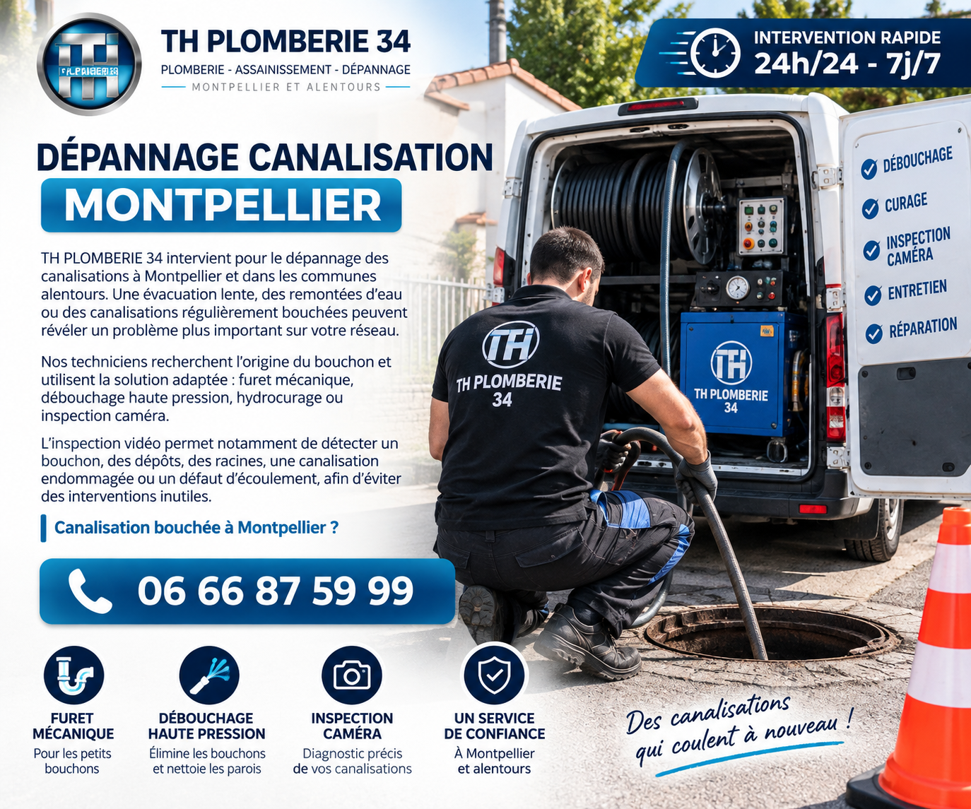 DEPANNAGE CANALISATION MONTPELLIER